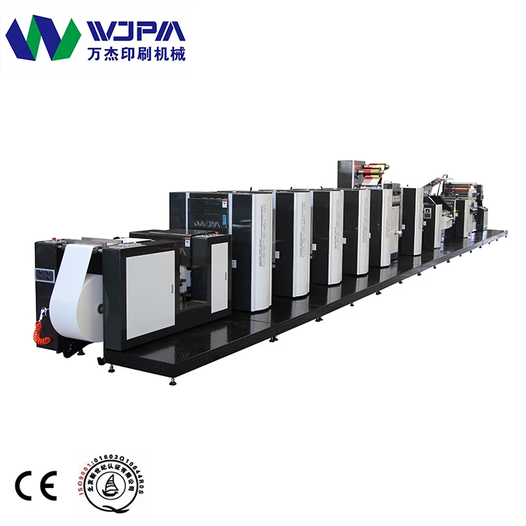 350mm Hot sale Narrow Web Roll To Roll Shrink Sleeve Label Offset Printing Machine