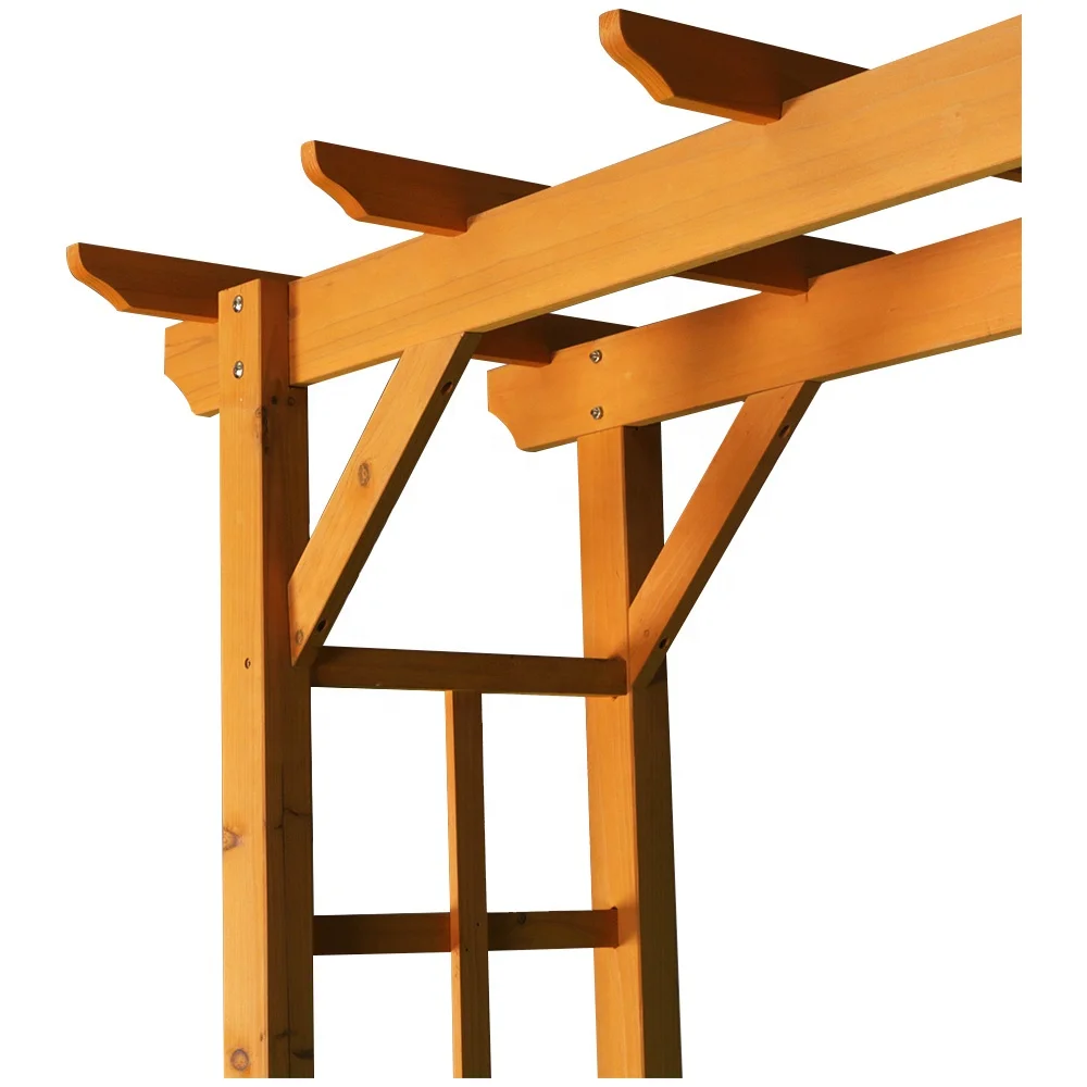 Factory price garden arches wooden garden buildings arch outdoor garden trellis arch