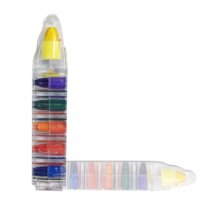 custom crayon  logo non toxic kids baby colored crayon set painting crayons