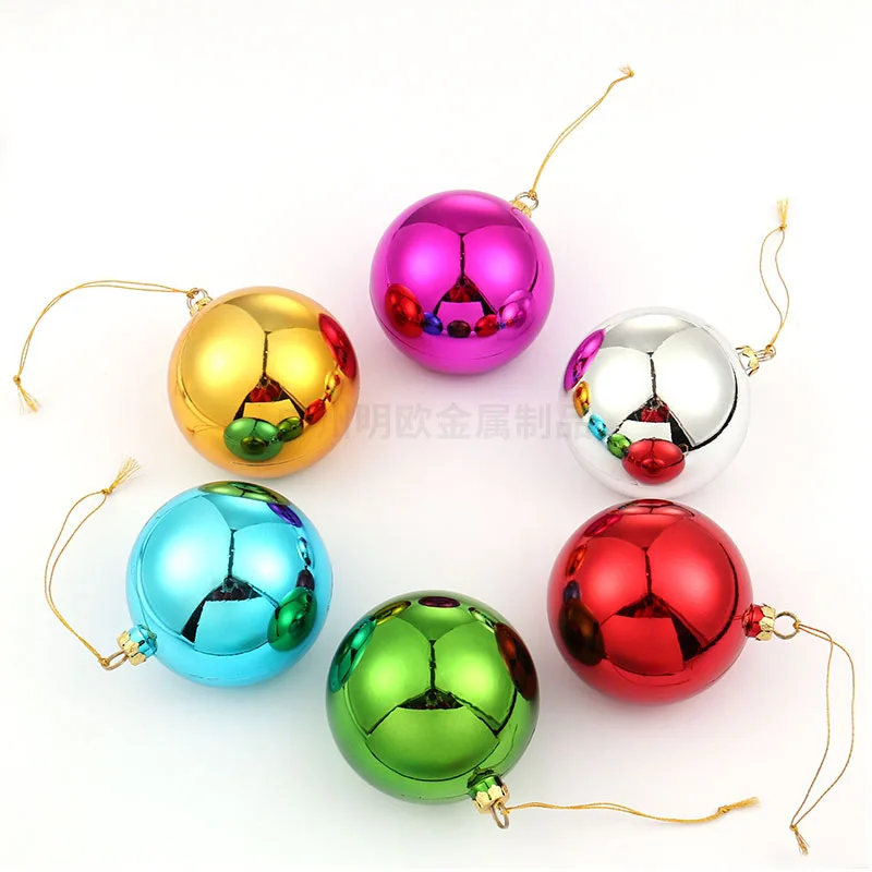 Wholesale DIY 8cm Christmas Decoration Ornaments Blanks Sublimation Christmas Ornament Balls for Tree Decorations