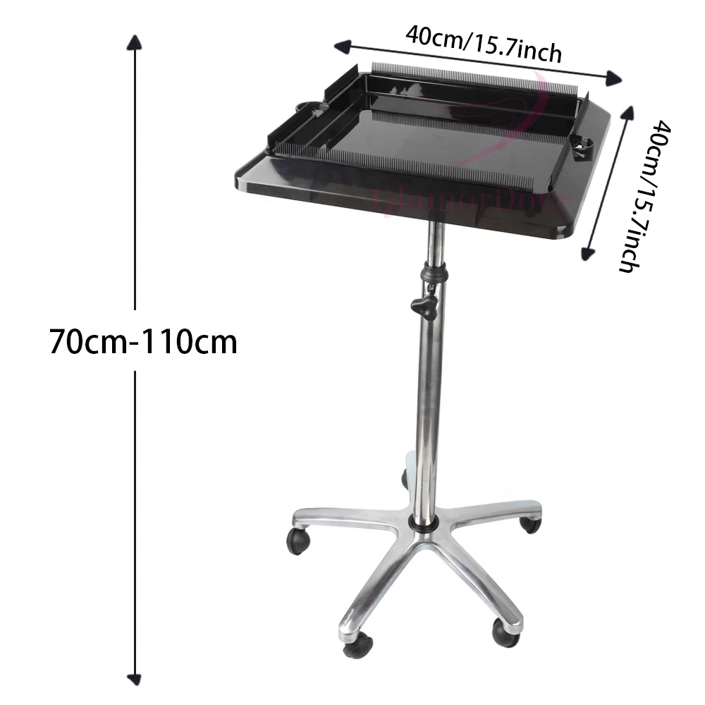 Hot Selling Mobile Salon Hair Trolley Hair Salon Trolley Cart Hair Extension Trolley Tool