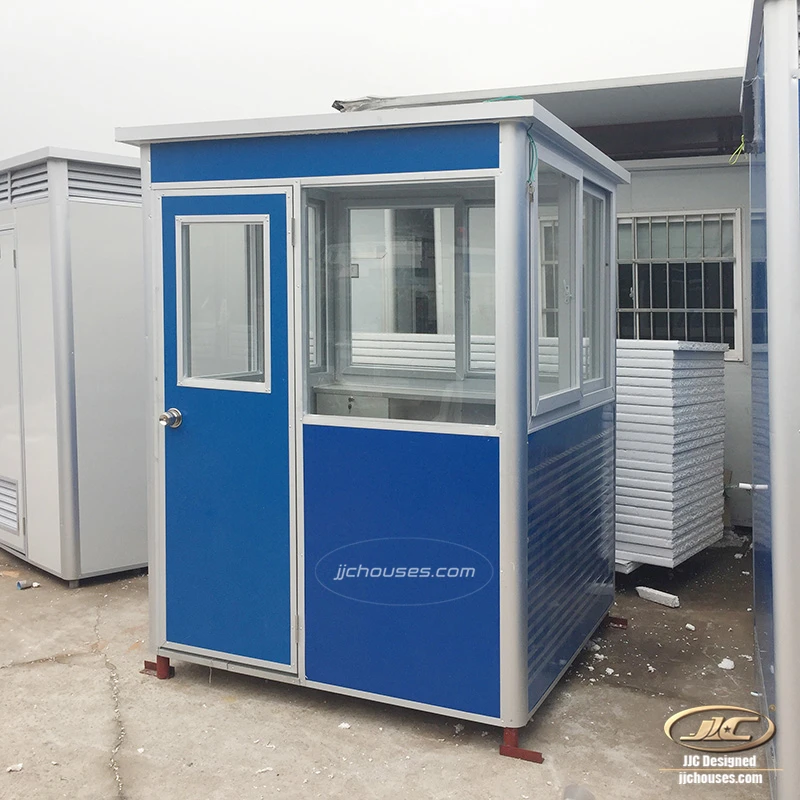 Prefabricated Fast Installation Steel Portable Ready Made Second Hand Parking Booth Steel Structures Toilet Sentry Box Aluminium