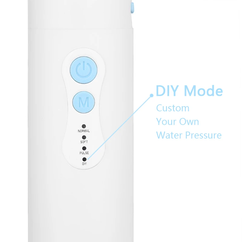 Mini pocket teeth cleaner oral irrigator water toothpick 200ml 4 modes with DIY custom setting
