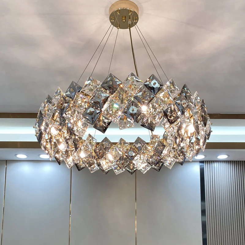 New Led Chandeliers For Bedroom Dining Room Kitchen Hanglamp Nordic Crystal Chandelier Lights Loft Indoor Lighting lustre salon