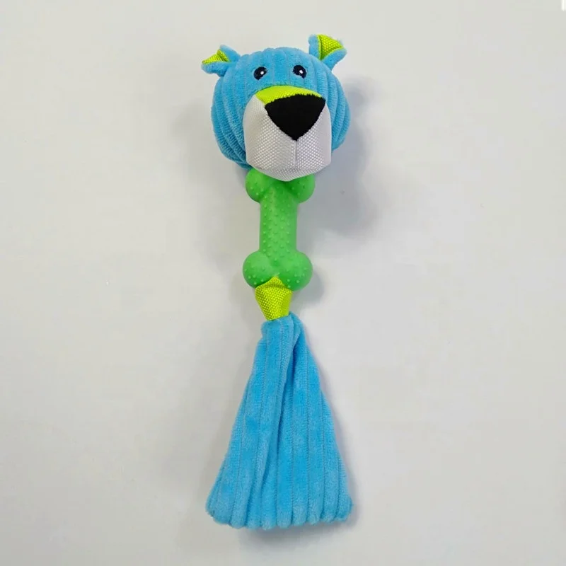 Wholesale TPR Rubber Dog Bone Squeak Dog Chew Toys