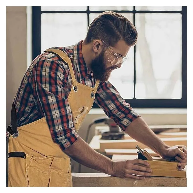 Apron waxed canvas style apron carpenter electrician garden apron can be ordered