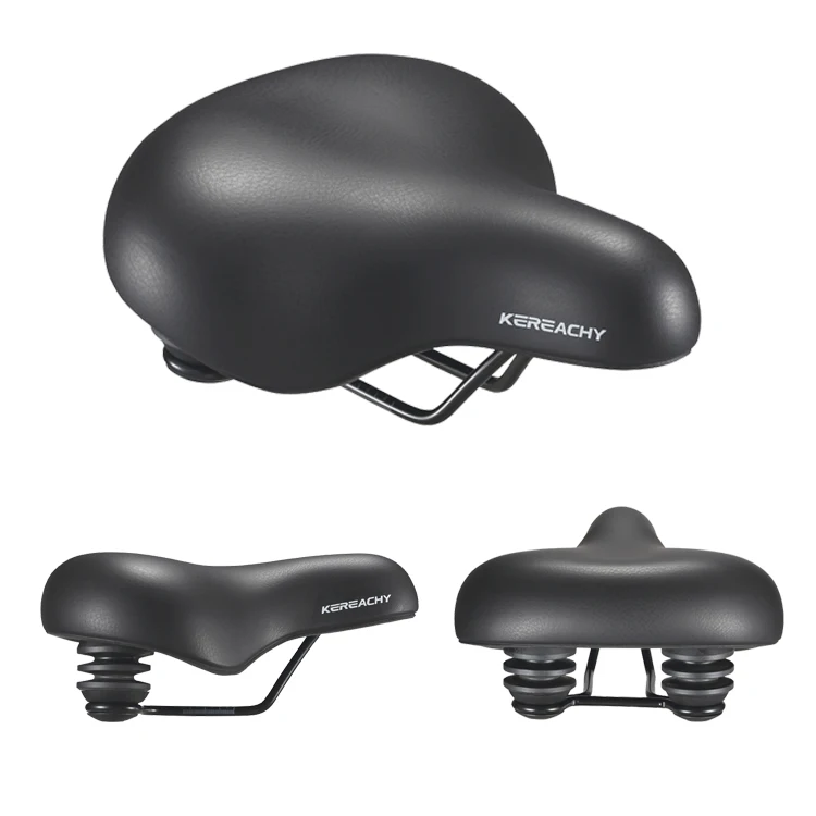 KEREACHY Thickened waterproof Cushion Seat Wide tire electric bicycle saddle Comfort Soft E-bike Saddle