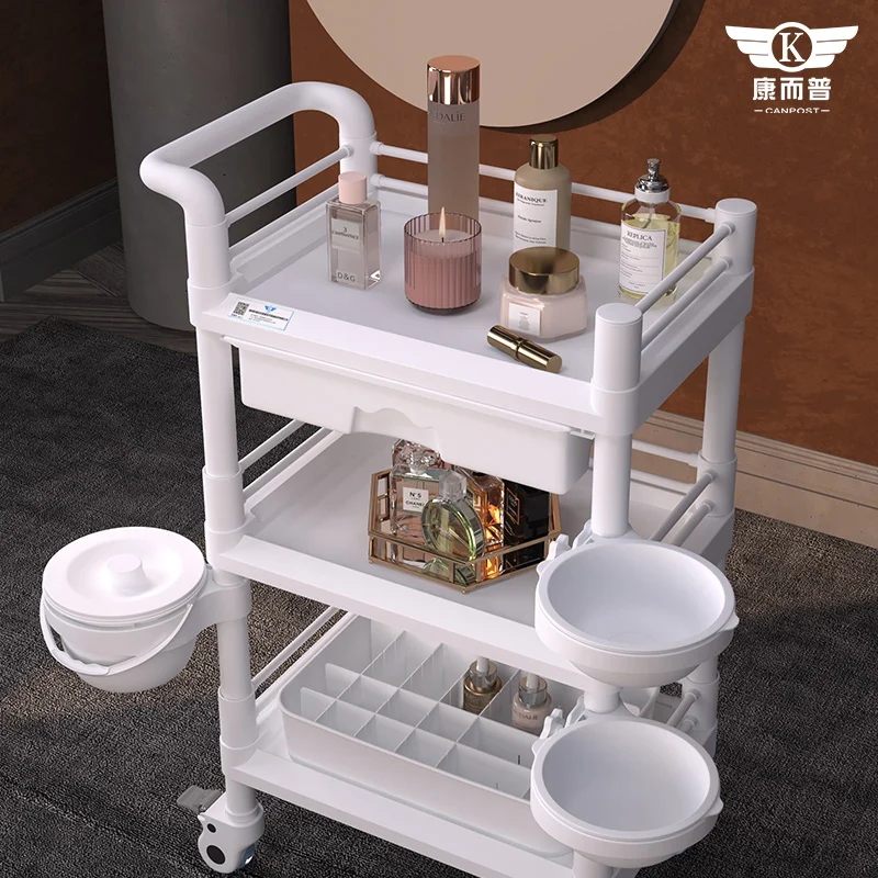 High quality multi-functional mobile beauty salon trolley manufacturers direct beauty tools spa SPA trolley