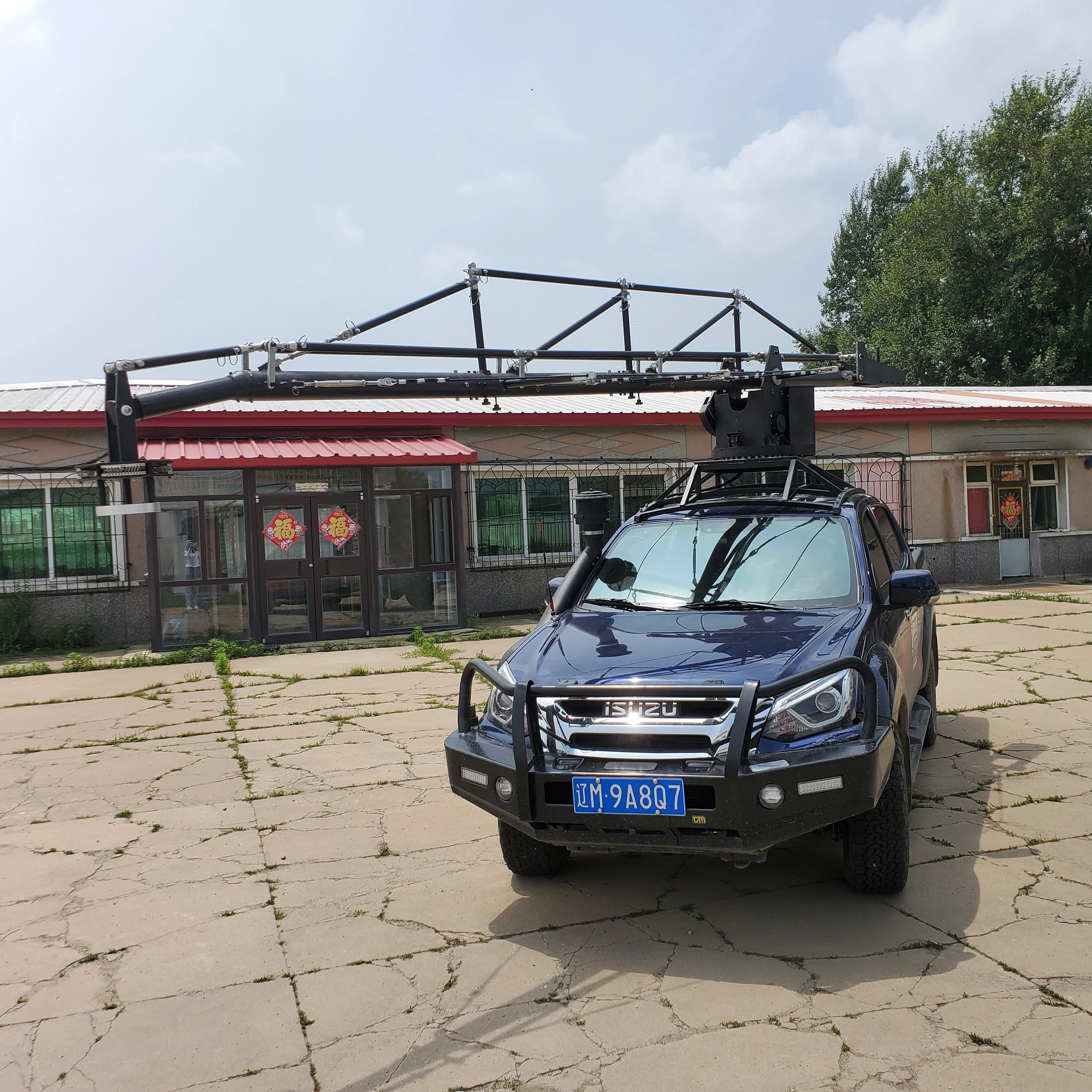 Professional 6 Meters Camera Crane Installed On Cars Vehicle Camera Crane for Sale