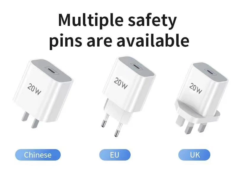 20W PD USB C fast charger for iphone 14 13 12 11 xr xs Pro Max UK/US/EU Type C phone wall charging