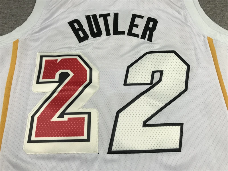 original 1:1 Unisex Miami Team Jimmy Butler NK White 2022/23 City Edition Swingman Jersey basketball uniforms for men sportswear