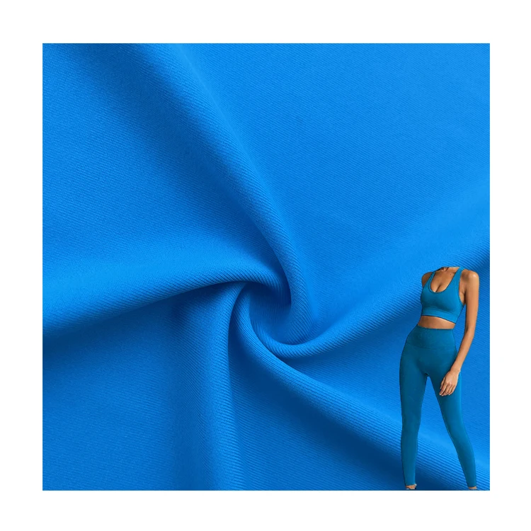 Breathable 4 Way Stretch Jersey Knitted 81 Nylon 19 Spandex Dry Fit Fabric Sportswear Nylon/Spandex Yoga Fabric