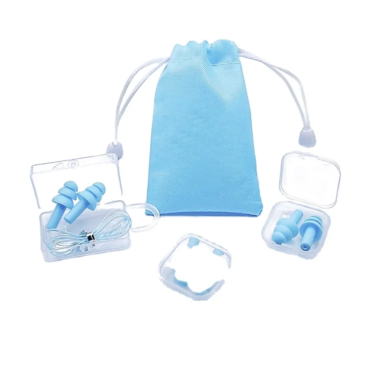 Waterproof Noise Reduction Earplugs Reusable Silicone Ear Plugs for Sleeping, Swimming, Snoring, Concerts