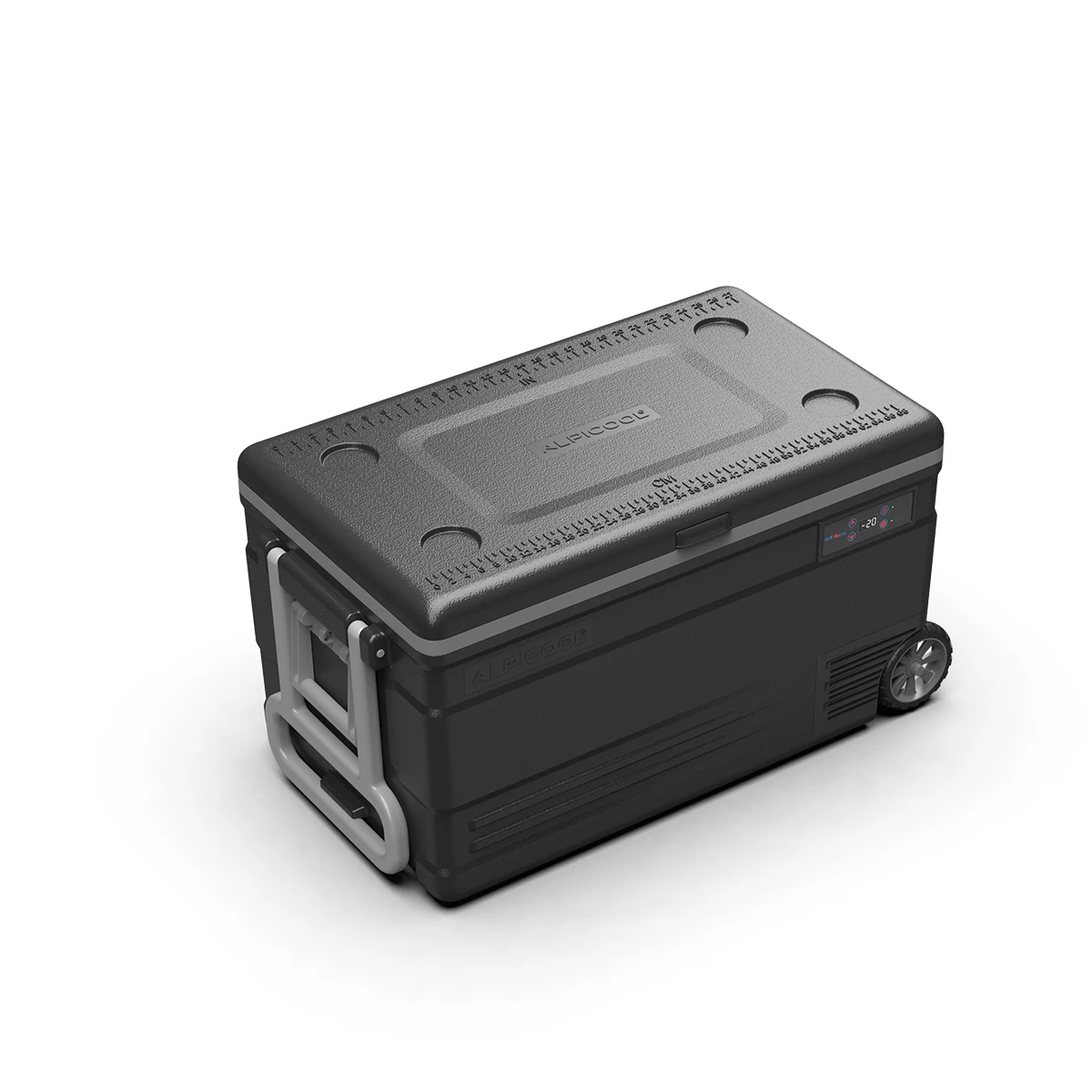 Compressor Big Capacity 12 Volt Car Fridge Freezer With Wheels And Handle