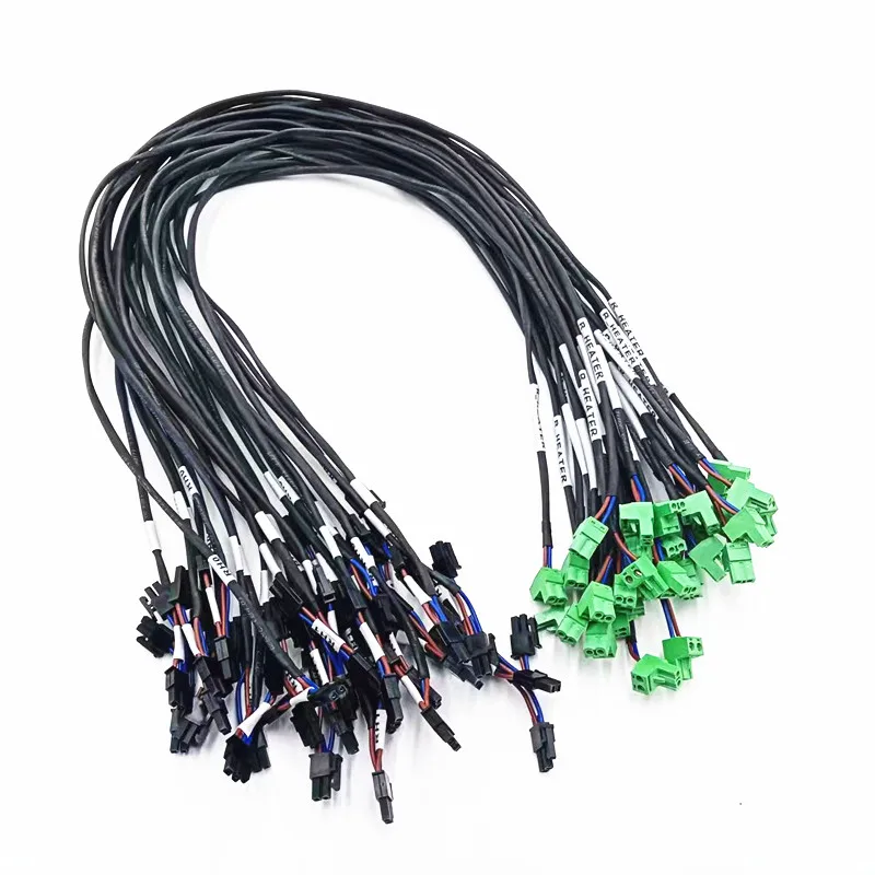 OEM Wire Harness MOLEX micro-fit 3.0mm connectors to terminal block cable assembly custom molex cable assemblies