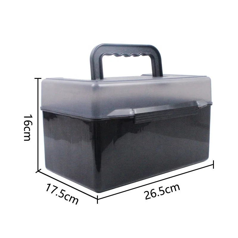 OEM and on stocks five-color 52-grid portable frosted bait box accessories storage box deepening bait box