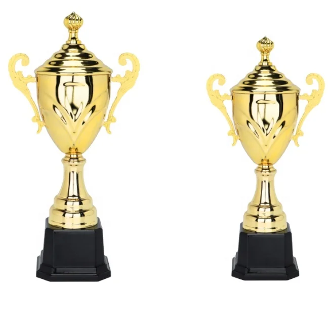Custom Big size metal gold sport trophy cup  award medal for World Cup