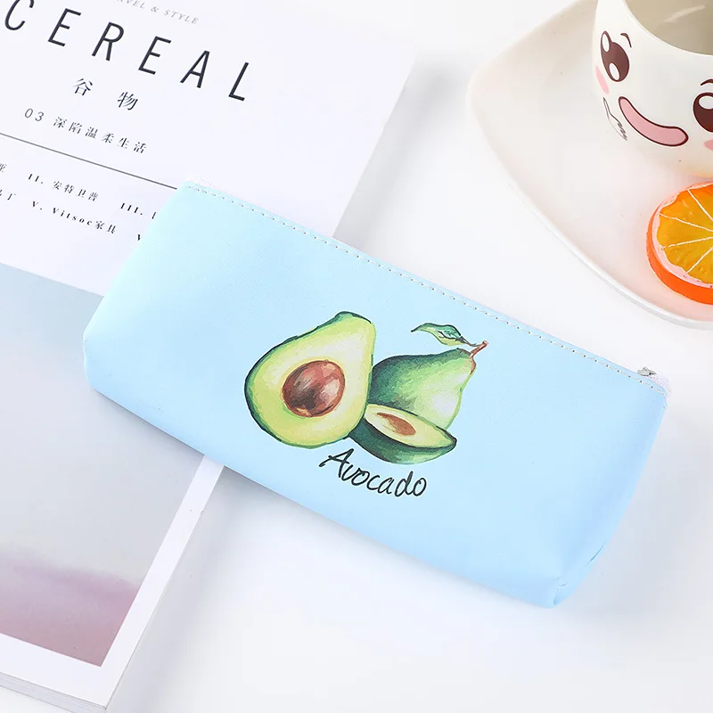 Medium Capacity Portable Multifunction Pen Bag School Student Kids Canvas Pencil Pouch Case