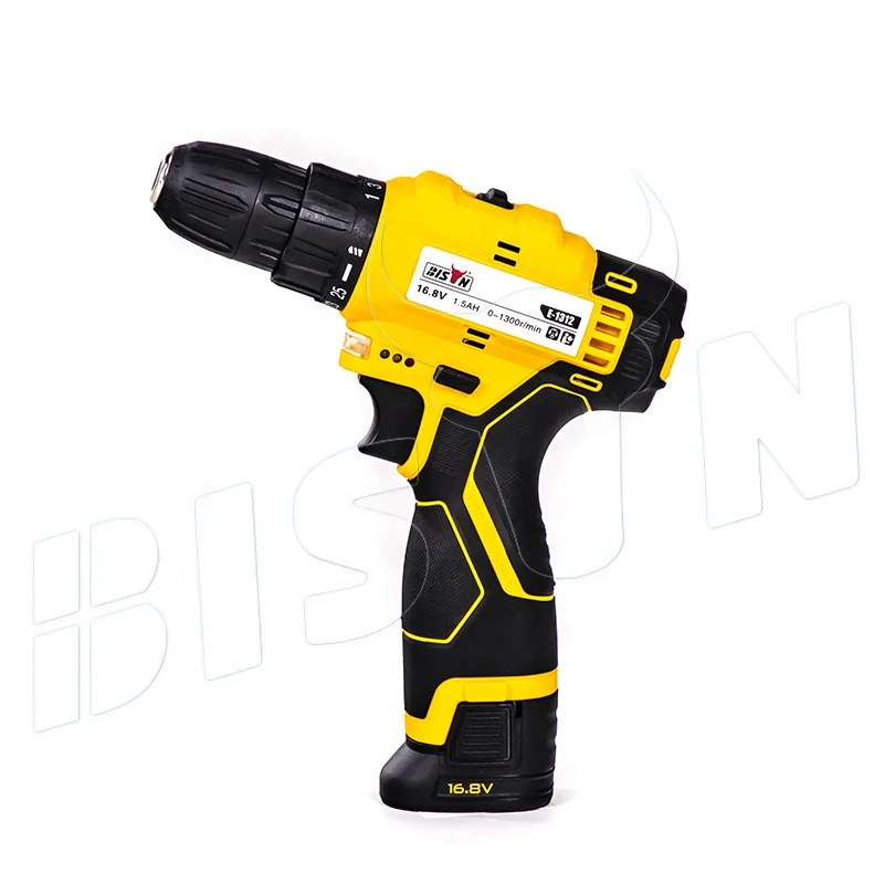BISON Top Hammer Drill Rig 20v Li-ion Brushless Variable Speed Impact Cordless Drill