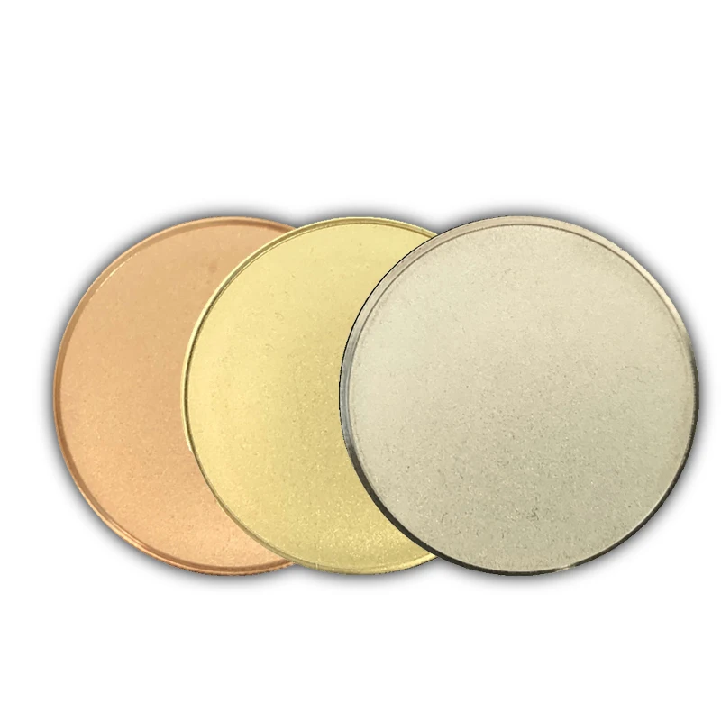 Custom Gold Metal Coin Double Blank Collections Collectible Gold european currency Dollar Personalized Game Commemorative Metal