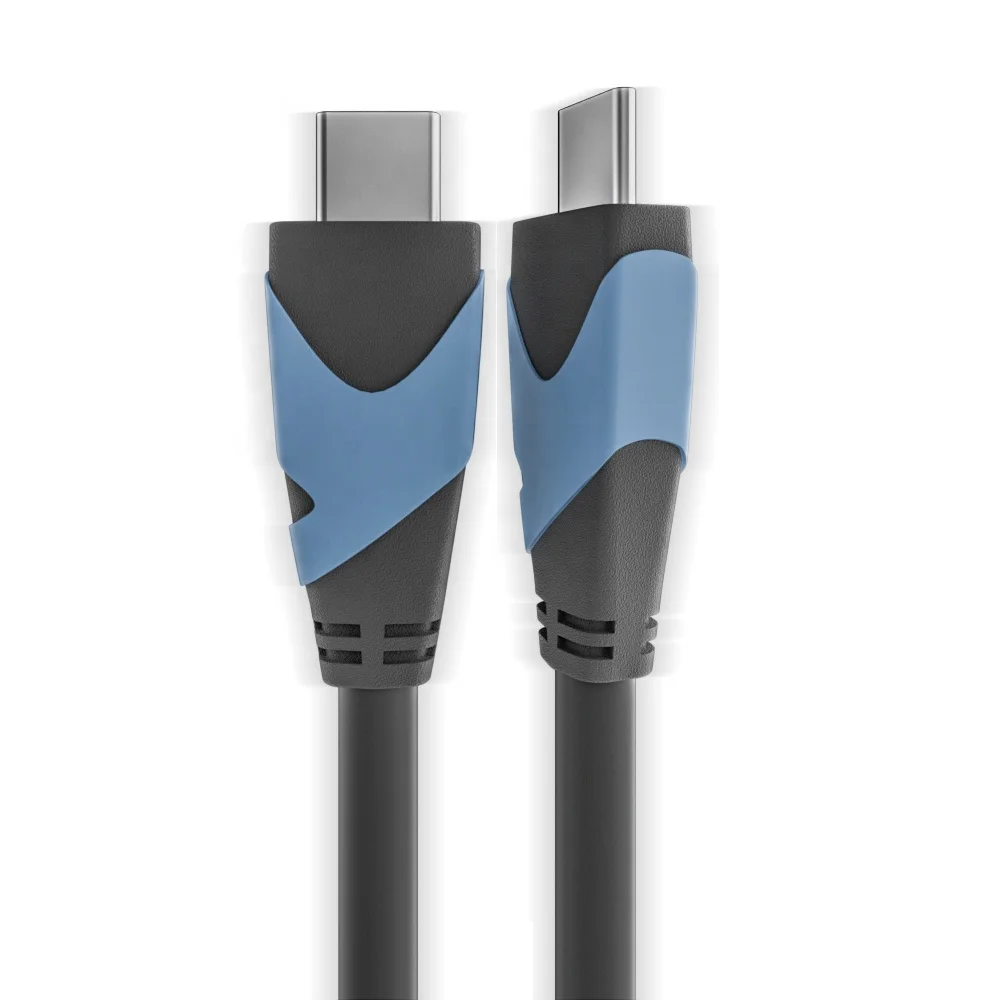 Индивидуальный кабель для быстрой зарядки USB Type C на Type C, кабель для передачи данных, Круглый или плоский кабель из ПВХ для компьютера, мобильного телефона или планшета