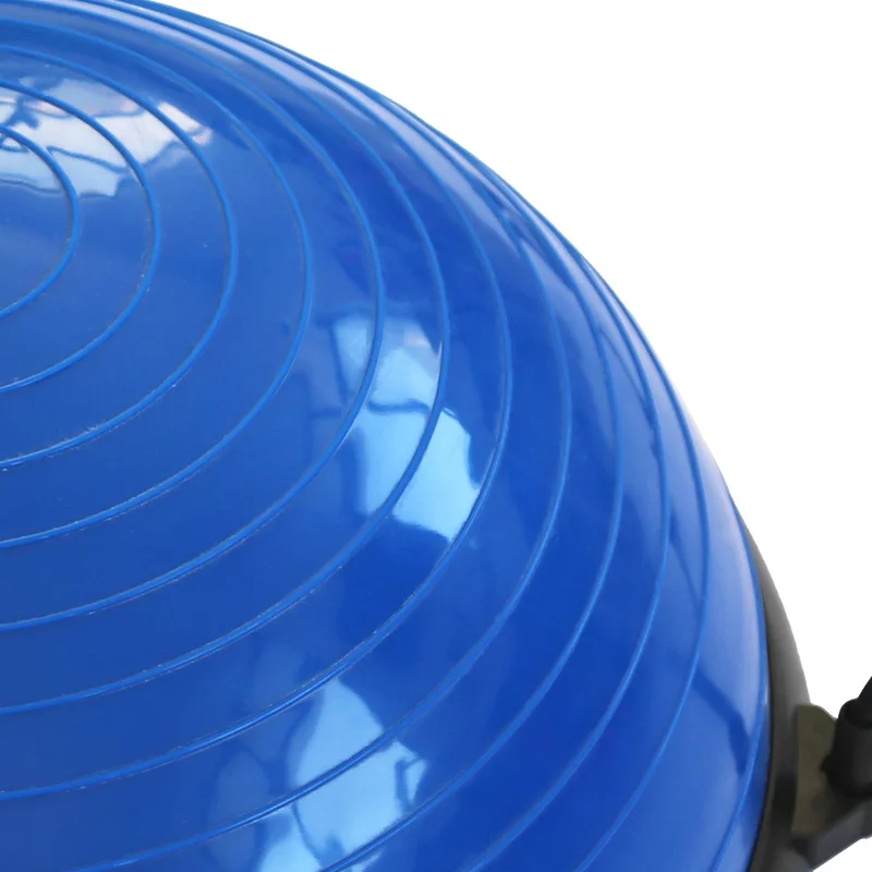  2021 Newest Design 46cm Anti Burst Air Pump Half Balance Ball Trainer Fitness Gym Yoga With Resistance