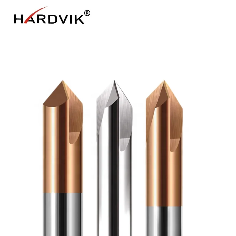 HARDVIK бестселлер фреза для фаски карбидная 60 90 120 градусов станки с ЧПУ инструмент снятия OEM ODM стали