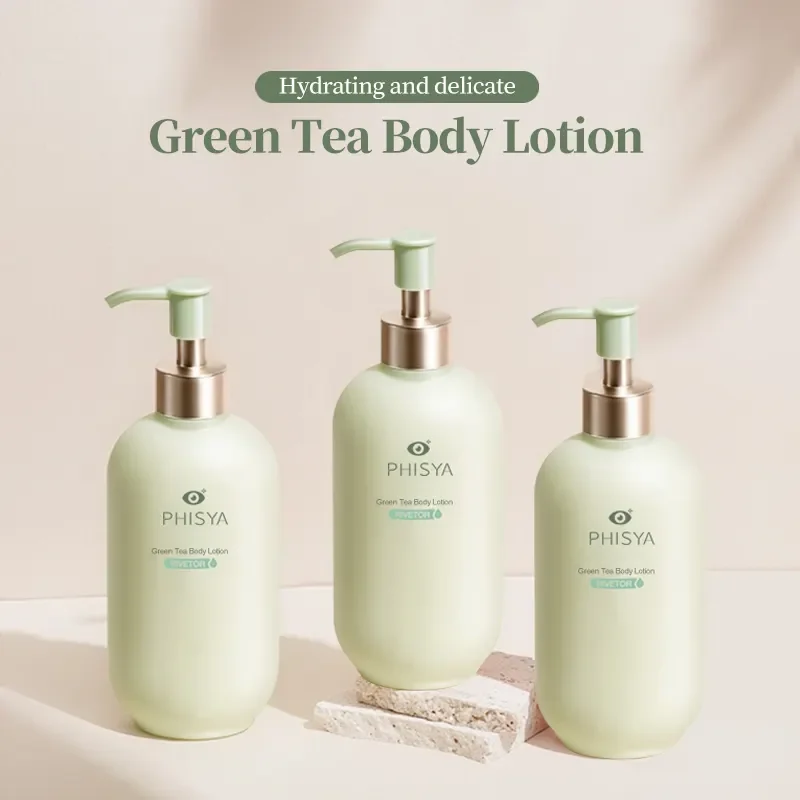 China wholesale price Green Tea Scent Body Lotion Moisturizes and hydrates body lotion for use in autumn and winter