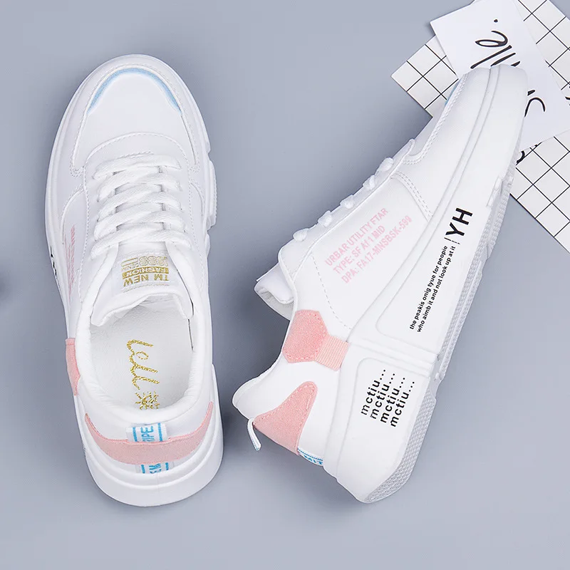 Оптовая продажа, Новое поступление, удобная Легкая белая повседневная спортивная обувь, женские модные кроссовки