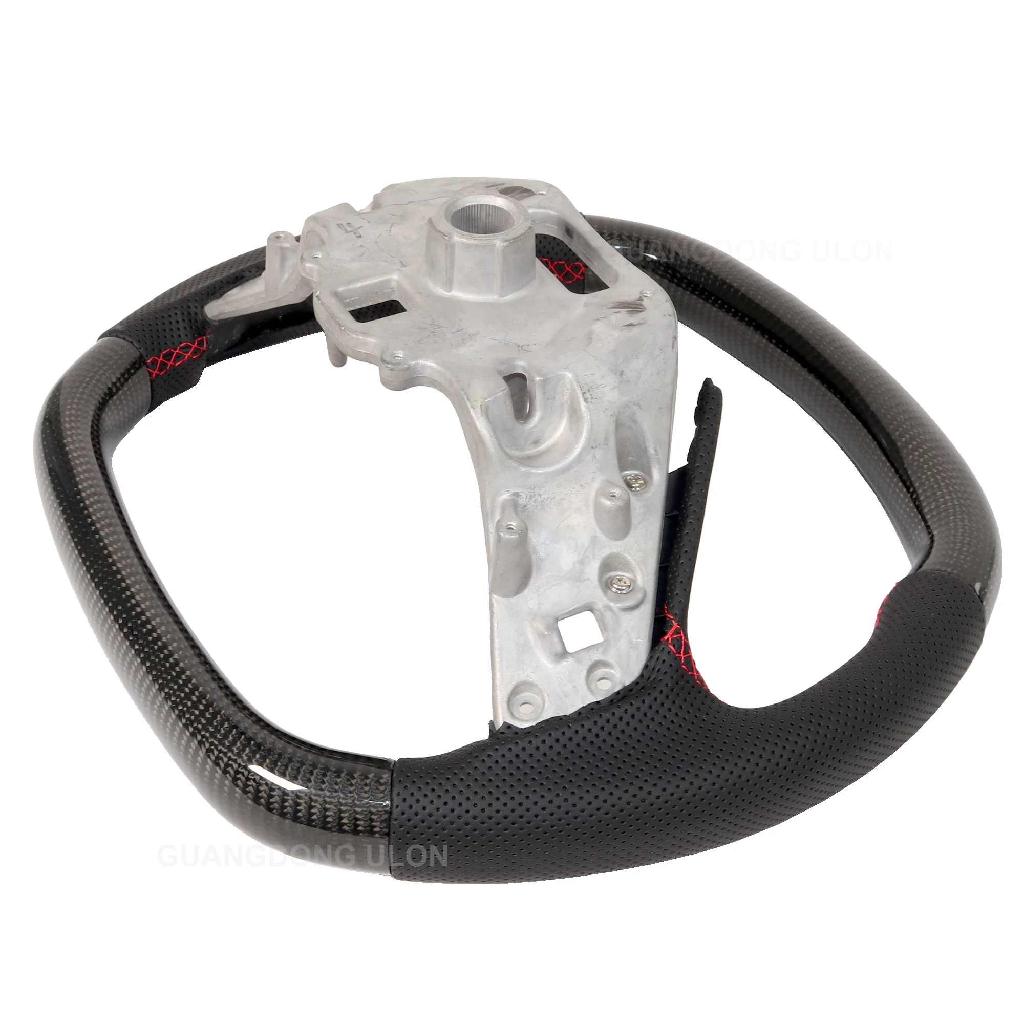 High Quality OEM Real Carbon Fiber Steering Wheel with LED Light For Chevrolet Corvette C8 2019-2021 Body kit Interior Accessory