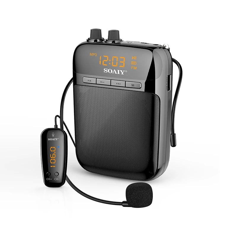 S-518 Educational Portable FM Wireless Recording Voice Amplifier