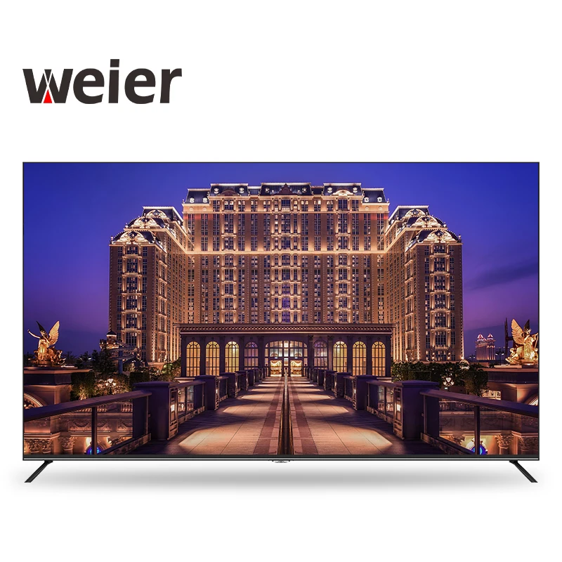 weier LED TV 50 inch Flat Smart Television Wholesale LCD Office Hotel TV