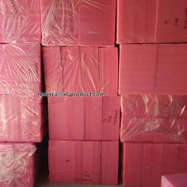 pink color Expanded Polyethylene Foam Sheets plank foam
