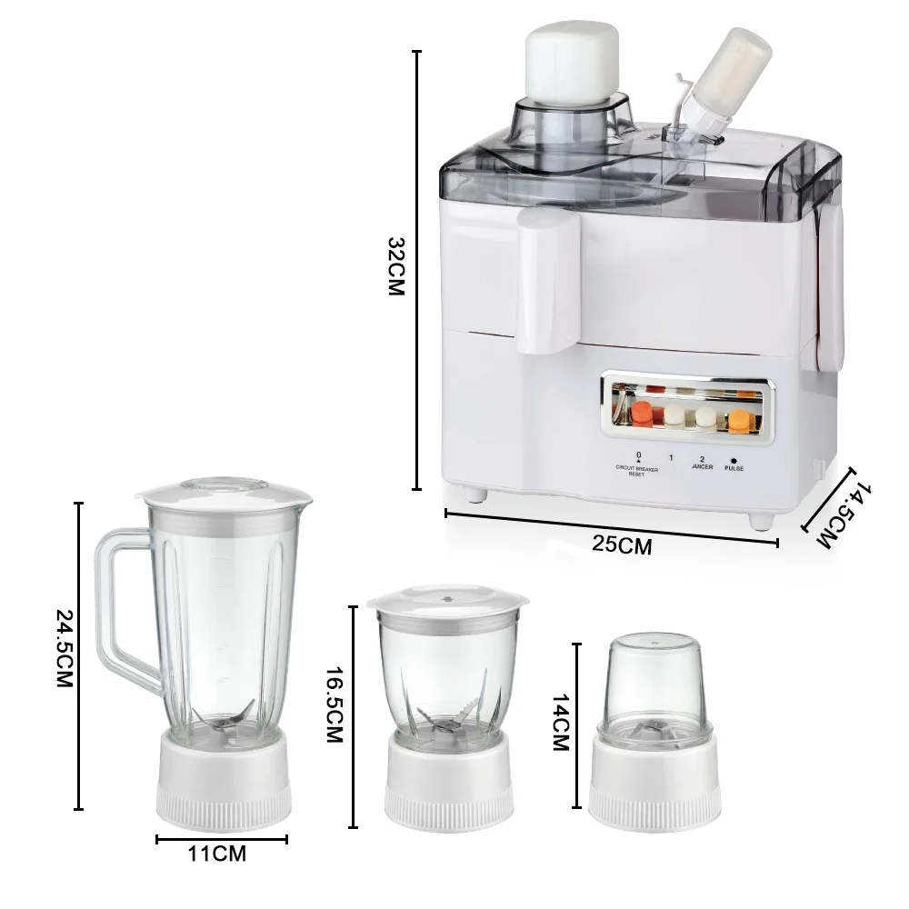4 in 1 Multi-Functional Household Blender Smoothie Cooking Machine Stainless Steel Blade Wall Breaking Soy Milk Fruit Juicer