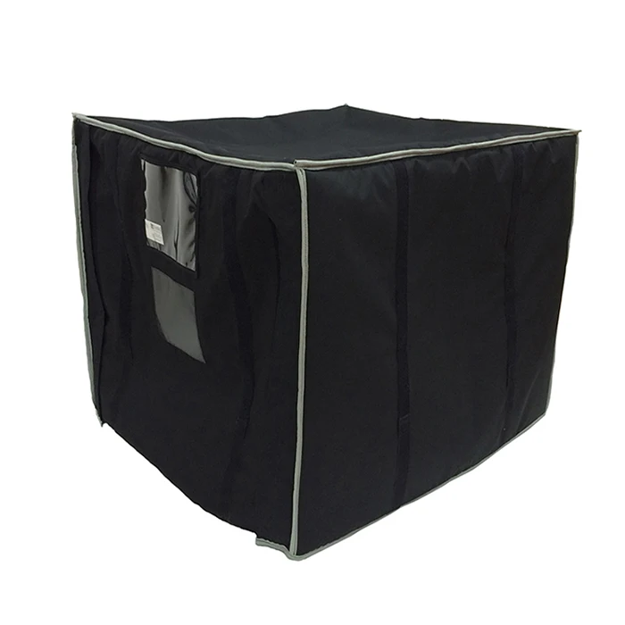 Customized PVC plastic heavy duty reusable thermal insulation waterproof durable Stillage protect goods pallet cover with zipper