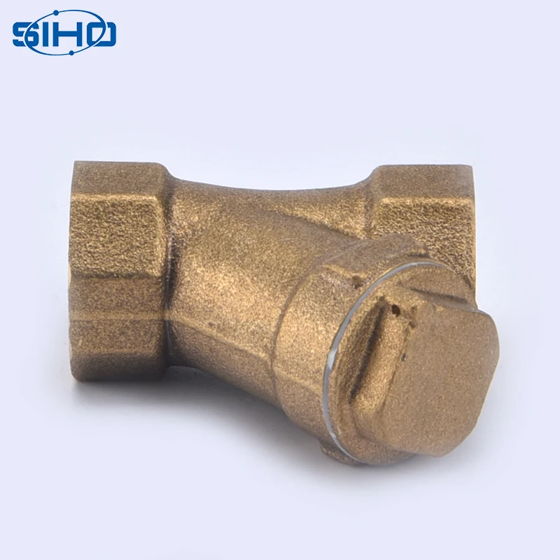 Yuhuan Y Tape Strainer Filter Valve Manufacturer Different Sizes Brass Thread Standard Water Normal Temperature Brass Color Ball