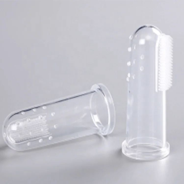 Soft rubber finger toothbrush baby toothbrush finger
