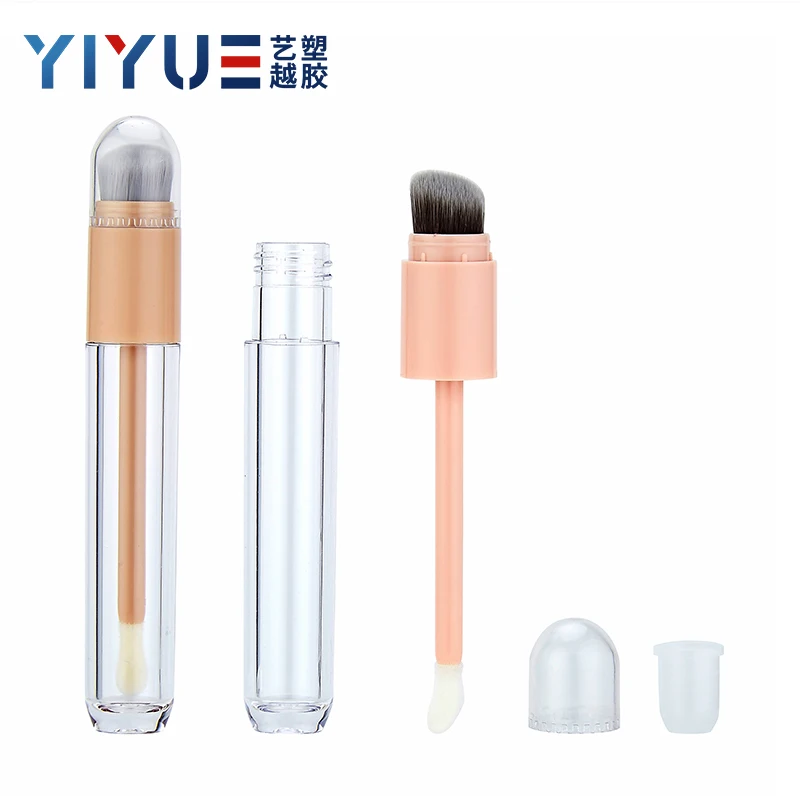 6ml Empty PETG Concealer Tube With Brush Dual Plastic Liquid Concealer Container Tubes