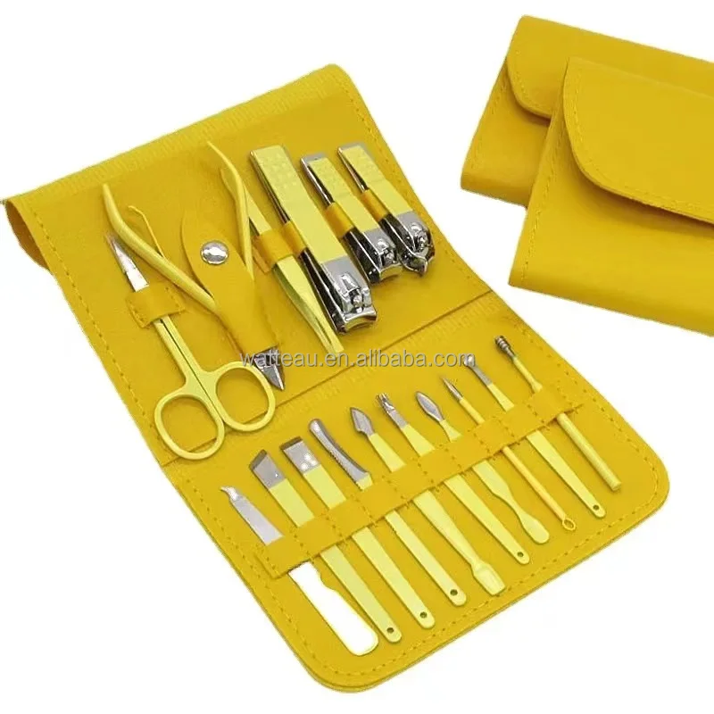 Manicure set 16pcs manicure set nail manicure set personal care for girl in different color