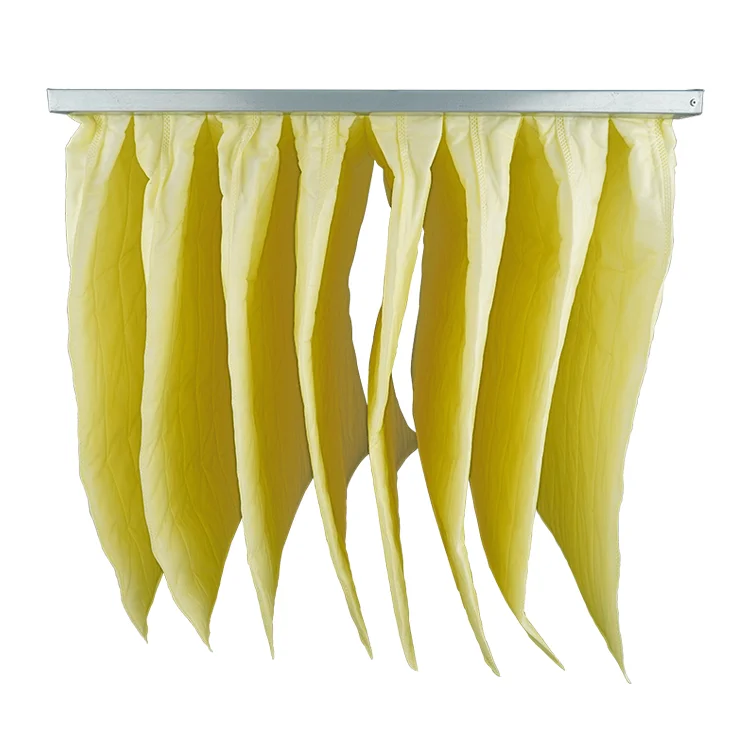 Factory directly sell F7 595*595*600 pocket air filter for central air conditioner conditioning filter medium air filter