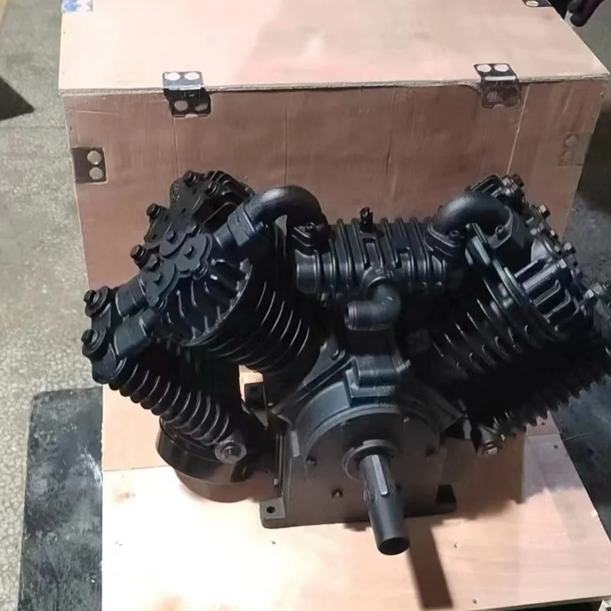 Двухступенчатая поршневая воздушная головка Airstone, 2 цилиндра для воздушного компрессора 10Hp 7,5 кВт 8 бар