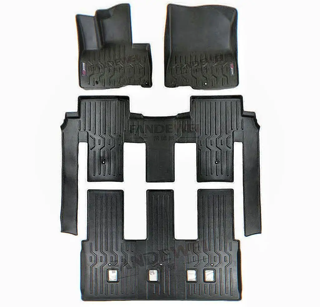 3D tpv custom LHD car accessories KIA Carnival 8 seater 2022+  car floor mats
