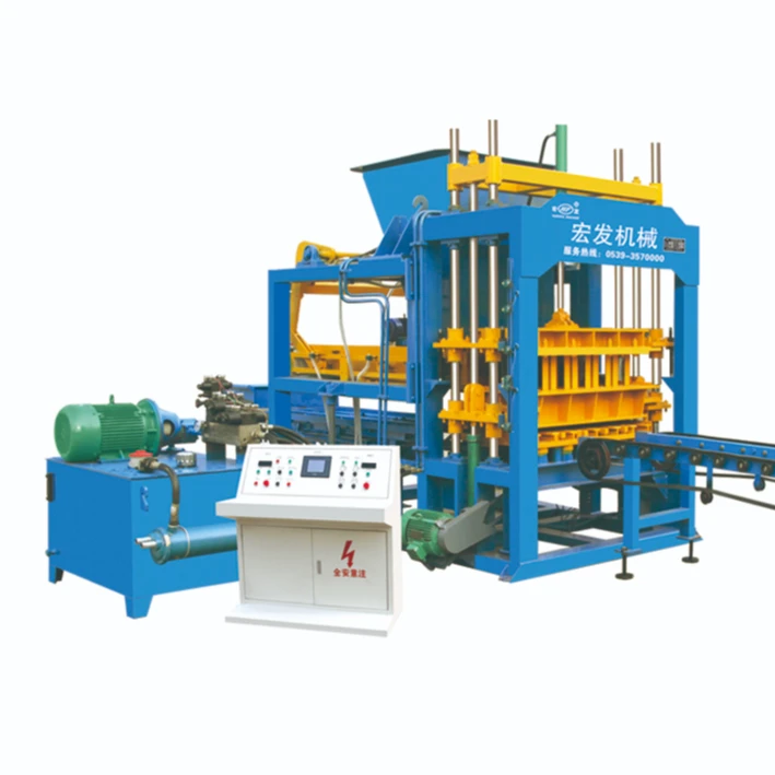 Qt5-15 Automatic Concrete Interlocking Hollow Brick Block Making Machine