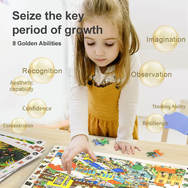 MIDEER MD3240 Discovery Puzzle Big City Small City-  Recreation Area other educational toys