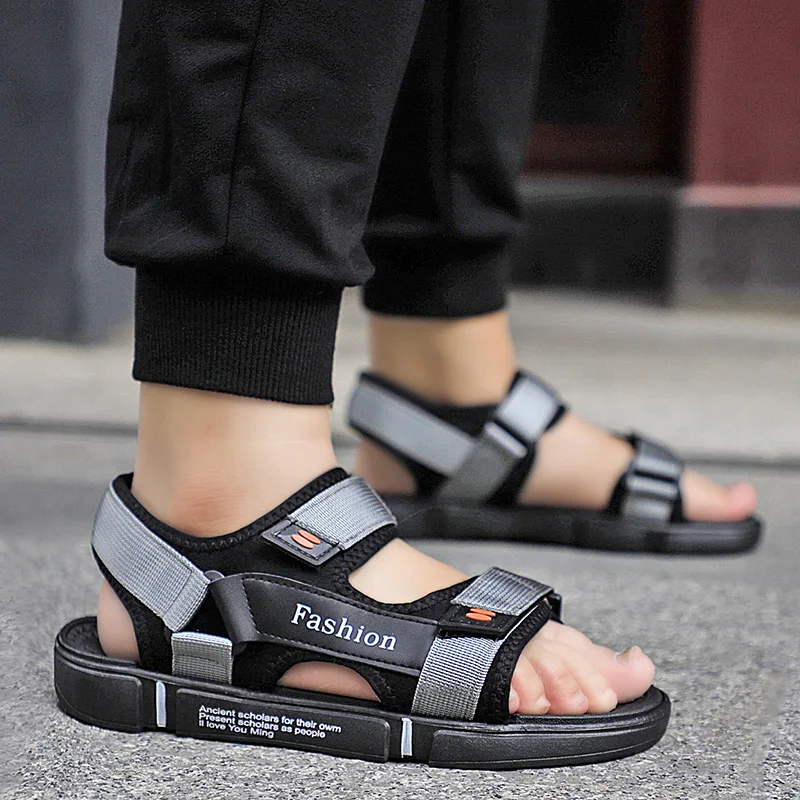 Wholesale Cheap Beach Shoes Sandals Slides Slippers Custom Logo Summer Rubber Sandals for Men 2022 Beach Sandals Men