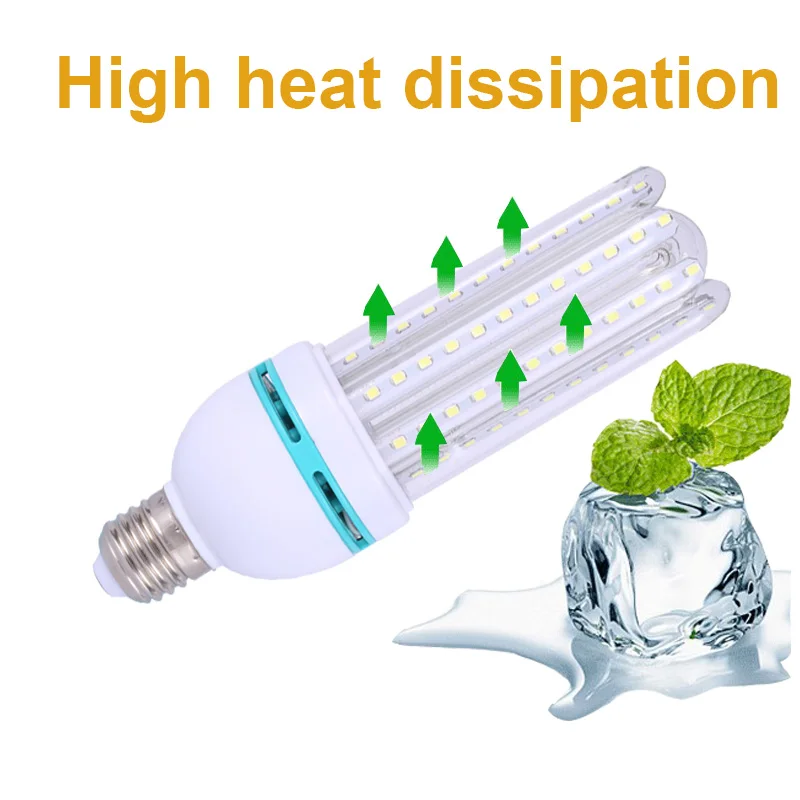  wholesale cheap high power Lamp E27 B22 3w 5w 7w 9w 12w 18w 24w 32w Energy Saving Light SMD U/Spiral Shape CFL Led Corn