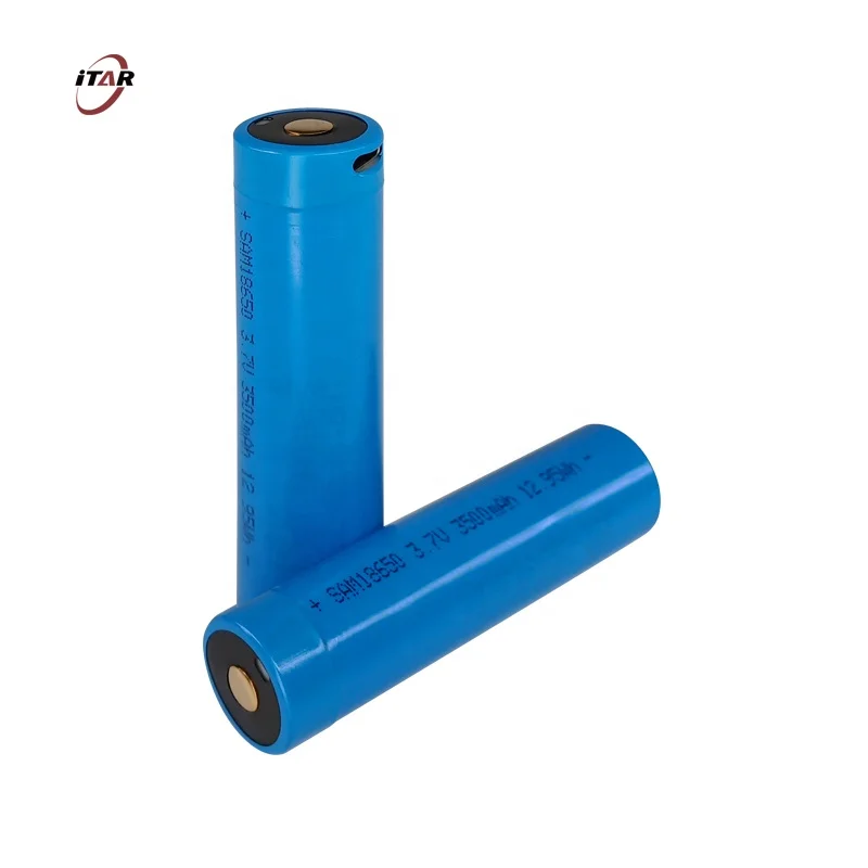 lithium ion battery rechargeable ICR 18650 3.7V 3500mAh USB type C charging and discharging battery cell
