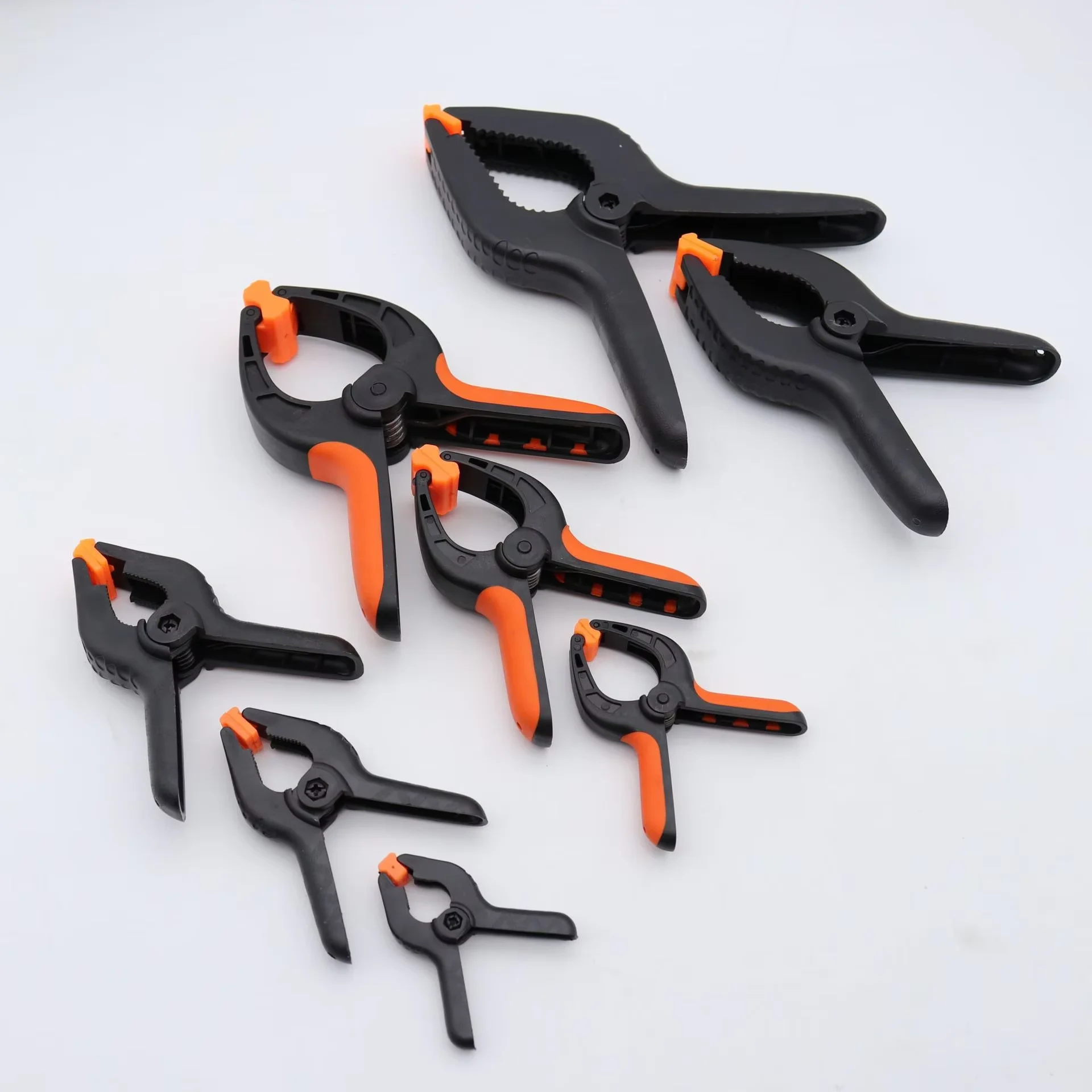 Spring Clamps Woodworking Tools Plastic Nylon Clamps a Shape Spring Clamp Hanger Card/plastic Bag Inch Standard