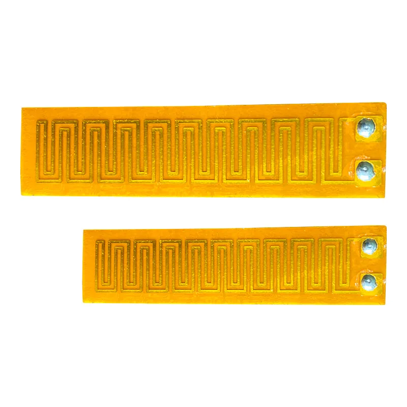 customized 5v 12v 24v 36v 48v industrial electric adhesive pi heating film flexible kapton polyimide heater