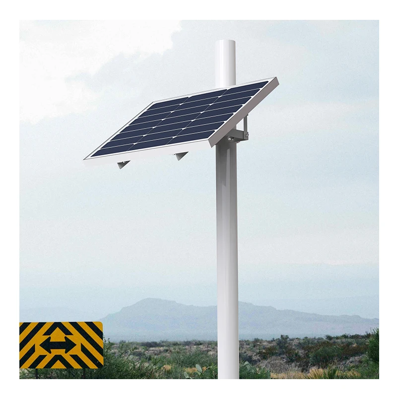 power system solar dc12v solar security system solar pole battery active poe solar panel with inbuilt battery